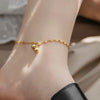 Stainless Steel Anklets Minimalist Beads Lip Chain High-quality Design Sense Anklet For Women Jewelry Gifts - Image 1
