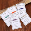 Adjustable Braided Bracelet with Twelve Month Color Options - Image 2