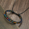 Noter Ethnic Men Rope Bracelet Selected Fabric Handmade Adjustable Charm Braslet Bohemian Wrist Accessory Jewelry - Image 5