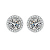 Diamond Earrings Mosonite Earring Square Bag Earrings Marry Jewelry Simple And Party, Valentine's Day Gift - Image 6