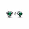 European Silver Zodiac Earrings Blue, Red, Pink, and White Earrings Suitable for Women's Jewelry - Image 3