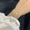 Voq Silver Color Women's Four Star Bracelet Star Double Layer Jewelry Girl Gift Direct - Image 1