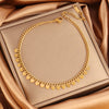 316L Stainless Steel Chain Anklet For Women Round Star Heart Tassel Pendant Ankle Bracelet On Leg Foot Summer Beach Jewelry Gift - Image 5