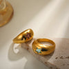 Colorful Star Zircon CZ Chunky Dome Ring Stainless Steel Gold Silver Color Statement Rings for Women Party Jewelry Gift - Image 6