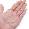 3 Pairs/Set Metal Hoop Earrings Set 20/30/40mm Big Round Circle Earrings For Women Gold Silver Plated Jewelry - Image 3
