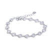 Heart Cubic Zirconia Shiny Bracelet Bangle Stainless Steel Jewelry Casting Technology Holiday Gifts - Image 7