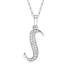 26 English Letter Zircon Pendant Necklace Temperament Personality Necklaces Jewelry Gift - Image 10