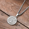 Mens Compass Pendant Necklaces, Graduation Guid Jewelry Gift, Casting Stainless Steel Coin Pendant Collar with Box Chain - Image 5