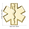 Star of Life Pin badges for clothes in badges safety pin brooch - Image 7