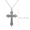 Gothic Big Zircon Cross Necklace Unisex Y2K Irregular Goth Large Cross Pendant Necklaces for Men Women Couple Necklace Jewelry - Image 14