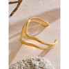 Distinctive Stainless Steel Double Layer Hollow Cuff Quality Bracelet Bangle Stylish Unique Minimalist Jewelry - Image 6
