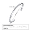 Men's Thin Bracelet,Stainless Steel Cuff Bangle Bracelet, Thin Cuff, Boyfriend Cuff, Gifts for Him, Father's Day Gifts - Image 17