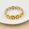 crystal bracelet For Women colorful Geometric rhinestone square elastic thread red white pink bracelet boho style - Image 21