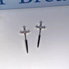 Winged Sword Piercing Stud with Drop Charm - Image 20