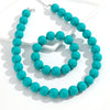 Two-Piece Acrylic Bead Necklace and Bracelet Set with Geometric Shapes - Image 22