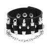 Hip Hop Rock PU Leather Bracelet Men and Women Punk Spikes Rivets Skull Heart Cross Creative Party Bracelet Jewelry Accessories - Image 21