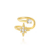 1PC Silver Sparkling Zircons Long Chain Tassel Clip Earrings For Women Elegant Wedding Party Jewelry Ear Cuff - Image 11