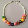 Dopamine 3D Fruit Beaded Necklace Bohemian Retro Choker Exaggerated Summer Charms Neck Aesthetic Jewelry Accessories Gift - Image 8