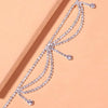 Tassels Style Inlaid Cubic Zirconia Chain Anklet for Women Silver Color Ankle Beach Feet Chain Bracelet Foot Jewelry - Image 3