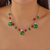 Christmas Metal Chain Necklace For Women Crystal Zircon Elk Santa Claus Snowman Bell Xmas Tree Pendant Choker Jewelry - Image 10