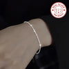 2pcs Set Silver Charms Bracelets Necklaces Jewelry Set for Women Lady Jewelry Wedding Party Gifts - Image 5