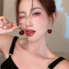 Cute Cherry Fruit Acrylic Earrings Resin Cherry Earrings For Women Kpop Jewelry Accessories - Image 4
