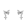 Sliver Color Butterfly Ear Clip for Women Sparkling Zircon Star Pendant Cartilage Clip Earring Ear Cuff Jewelry Gifts - Image 6