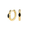 Silver Ear Needle Oval Small Zircon Hoop Earrings Colorful Zircon Gold Earrings for Women Party Jewelry - Image 32