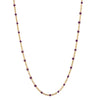 Hot Pink Stainless Steel Link Cable Chain Gold Color Satellite Enamel Beads Necklace for Women Chic Summer Gift - Image 16