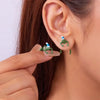 Exaggerated Green Gecko Frog Animal Ear Cuff Women's Earrings Without Ear Hole Funny Ear Bone Clamp Men Jewelry - Image 9