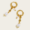 Yachan Stainless Steel Hoop Earrings for Women Baroque Pearl Charms Drop Earring Jewelry - Image 7
