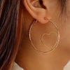 golden sequins metal tassel hoop earrings temperament earrings for women jewelry gift - Image 26