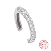 1PC Silver Sparkling Zircons Long Chain Tassel Clip Earrings For Women Elegant Wedding Party Jewelry Ear Cuff - Image 19