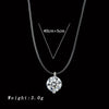 Simple Round Single Rhinestones Pendant Necklaces for Women Transparent Fishing Line Short Chokers Party Neck Jewelry - Image 3