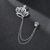 Crown Chain Brooch Vintage Tassel Crystal Brooch Temperament Rhinestone Lapel For Women Dress Mens Shirt Suit Set Collar Jewelry - Image 10