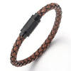 Leather Bracelets Stainless Steel Braided Rope Bracelets for Men Women Stainless Steel Accessories Braid Style Bangles - Image 12