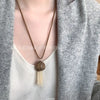 Deep Bottom Jellyfish Pearl Long Drawstring Sweater Chain Light Design Necklace Accessories - Image 4