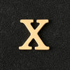 26 English Letter Brooches Gold Color Metal Letter Suit Shirt Collar Lapel Pin Simple Badge Jewelry Clothing Accessories - Image 29