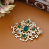 Sunspicems Morocco Caftan Brooch Turkey Crystal Flower Women Brooches Pins Gold Color Arabic Wedding Jewelry Bridal - Image 8