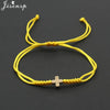 Colorful Woven Rope String Bracelet Boho Cross Charm Bracelets for Women Girls Handmade Jewelry Lucky Gift - Image 29