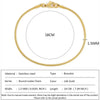 Classic Snake Chain Bracelets for Women Stainless Steel Cuban Chain Bracelet Woman Gifts Jewelry - Image 8