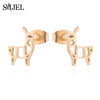 Minimalist Silver Color Deer Horn Earrings Women Christmas Jewelry Cute Elk Antler Ear Studs Unique Tree Branch Earings - Image 19