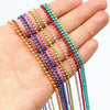 5pcs 1.5mm 2.0 2.4mm Length 70cm (27.5 inch) 10 Colors Plated Ball Beads Chain Necklace Bead Connector For Charms Base and Tray - Image 2