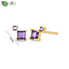 Silver Needle Colorful Gemstone Earrings for Women Water Drop Pendant Stud Earrings Wedding Jewelry Gifts - Image 47