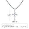 Men's Geometric Pendant Necklace with Stainless Steel Chain - Image 23