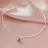 Sliver Plated CZ Anklet Bracelets for Women Girl Zircon Charm Dainty Layer Chain Anklets Jewelry Gifts - Image 5
