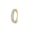 Titanium 16G Double Layered Zircon Nose Clicker Segment Clicker Ring Helix Cartilage Nose Ring Piercing Body Jewelry - Image 10