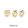 3Pcs/Set Stainless Steel Rings for Women Men Vintage Geometric Vortex Star Open Rings Set Advanced Design Jewelry Gifts - Image 6