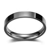 Vqysko 3mm Gold Color Filled Rings for Women Girls Stacking Stackable Band Thumb Pointer Finger Plain Ring Comfort Fit - Image 4