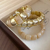 Square-Spliced Bead Bangle with Elastic Cord and Multiple Designs - Image 21
